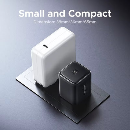 Cargador Rápido Ugreen Usb-c Gan De 45W